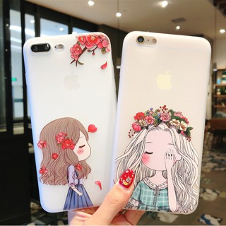 ỐP CÔ GÁI MỘNG MƠ 6/6S-6/6SPLUS-7/8-7/8PLUS-X/XS -XSMAX/11/11 PRO/11 PRO MAX K208