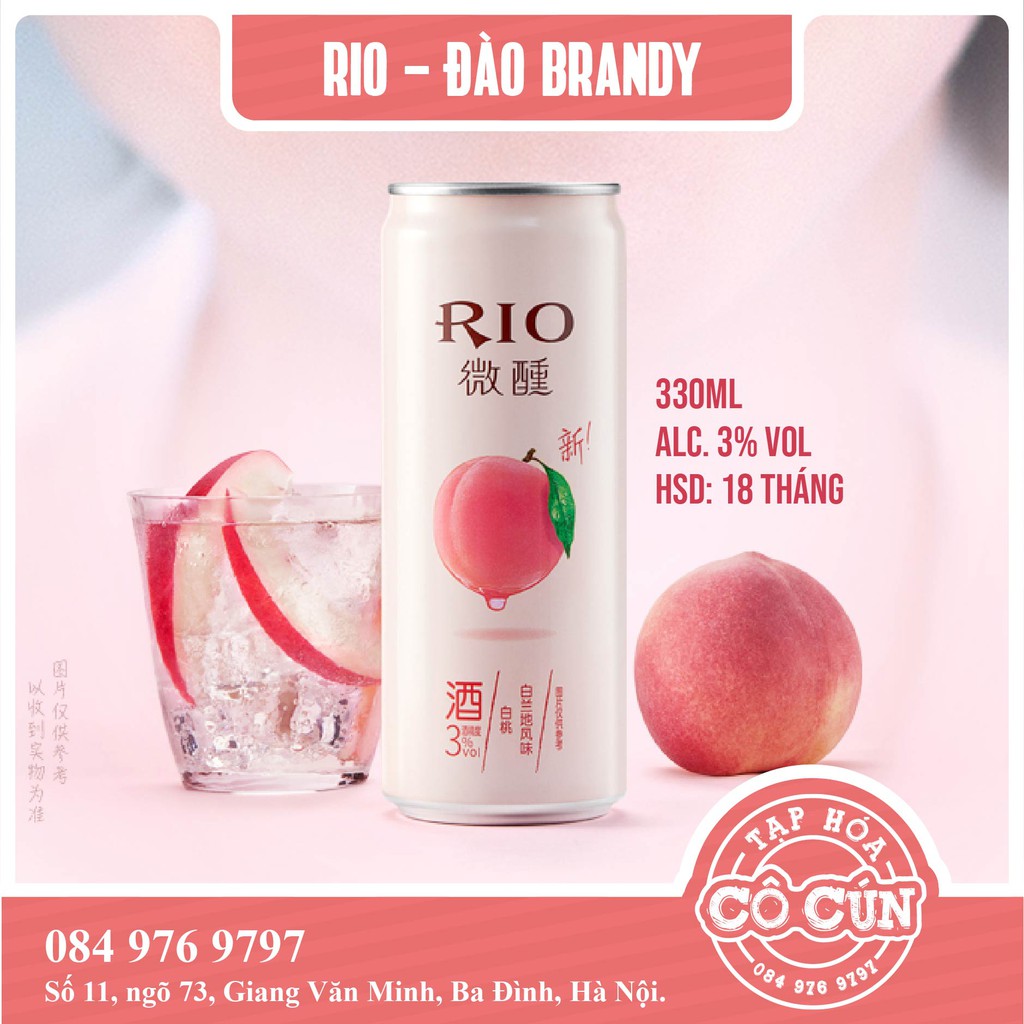 [COMBO] Nước hoa quả lên men RIO được chọn vị