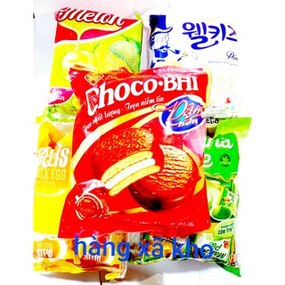 bánh choco pie các vị, matcha sữa chua socola,200 gr gói , việt nam