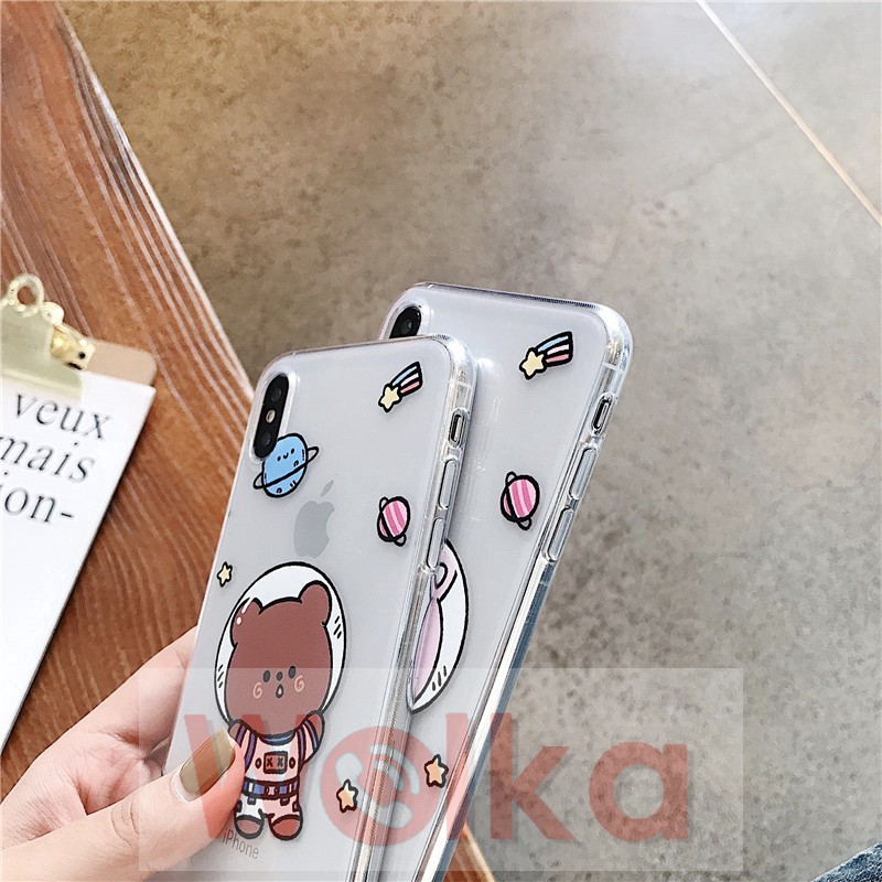 Sale 69% Ốp điện thoại mềm in hoạt hình gấu brown cony cho iPhone, iPhone 11,Y2 Giá gốc 39000đ- 116B86-5