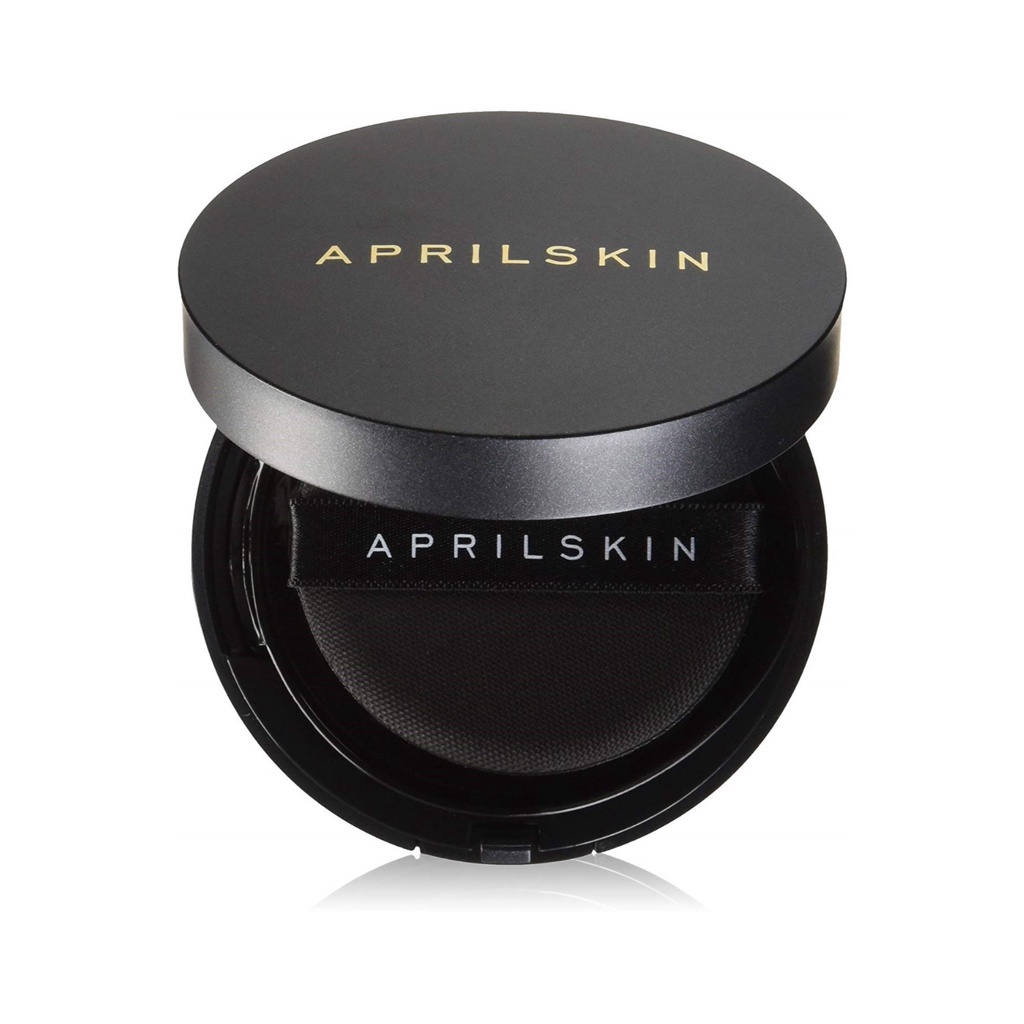Phấn Nước Aprilskin Kiềm Dầu, Che Phủ Hoàn Hảo April Skin Black Magic Snow Cushion 15g - Vỏ Đen