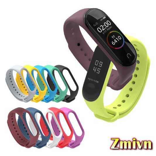 Dây thay thế silicon cho Xiaomi Miband 4