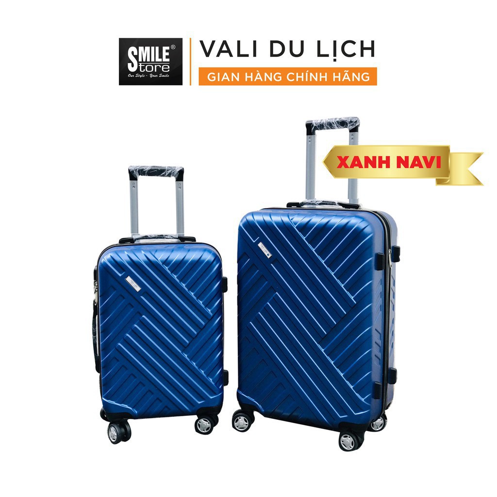 Vali Du Lịch VSMS833VANG Vali Chống Va Đập Chống Trầy Xước Màu Sắc Thời Trang Nhựa Cao Cấp Khóa Số An Toàn (Size 20-24)