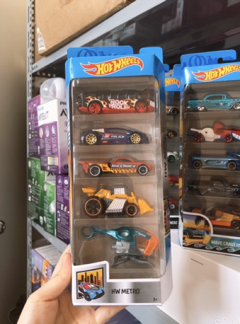 Bộ 5 xe Hotwheels US