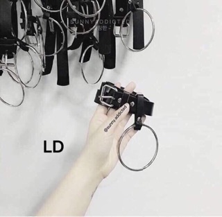Thắt lưng khuyên da nữ cá tính