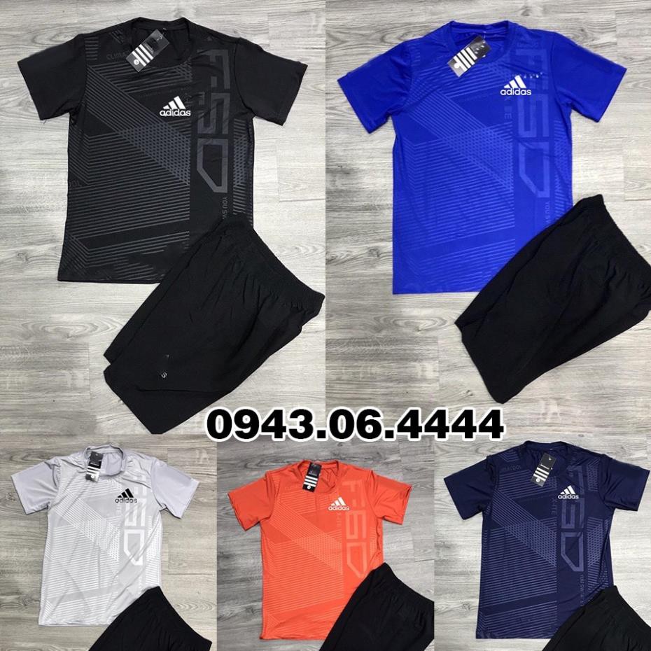 [Mã FAMAYMA2 giảm 10K đơn 50K] BỘ THỂ THAO NAM ADIDAS vân nổi 3D, BỘ QUẦN ÁO THỂ THAO NAM ADIDAS  ཾ