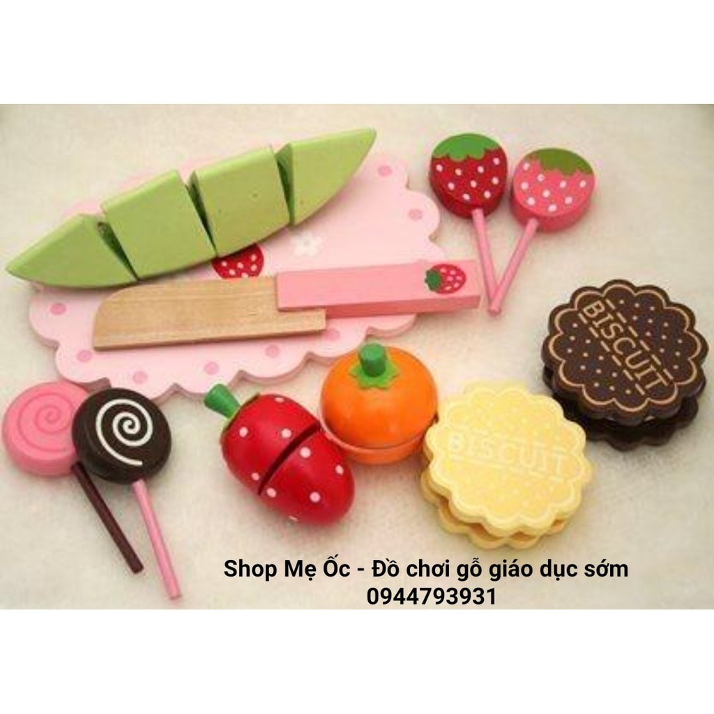 Bộ đồ chơi Tiệc Socola dâu tây Mother Garden (Nam Châm)