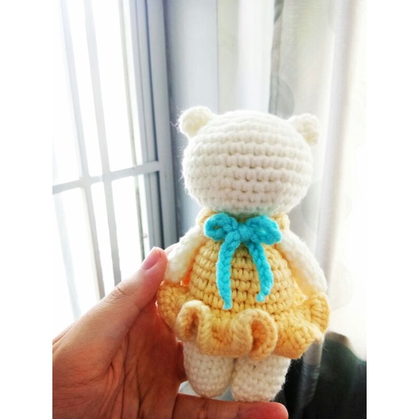 Gấu len mặc váy 🍋🍋