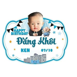 Chibi bảng tên cho bé trai