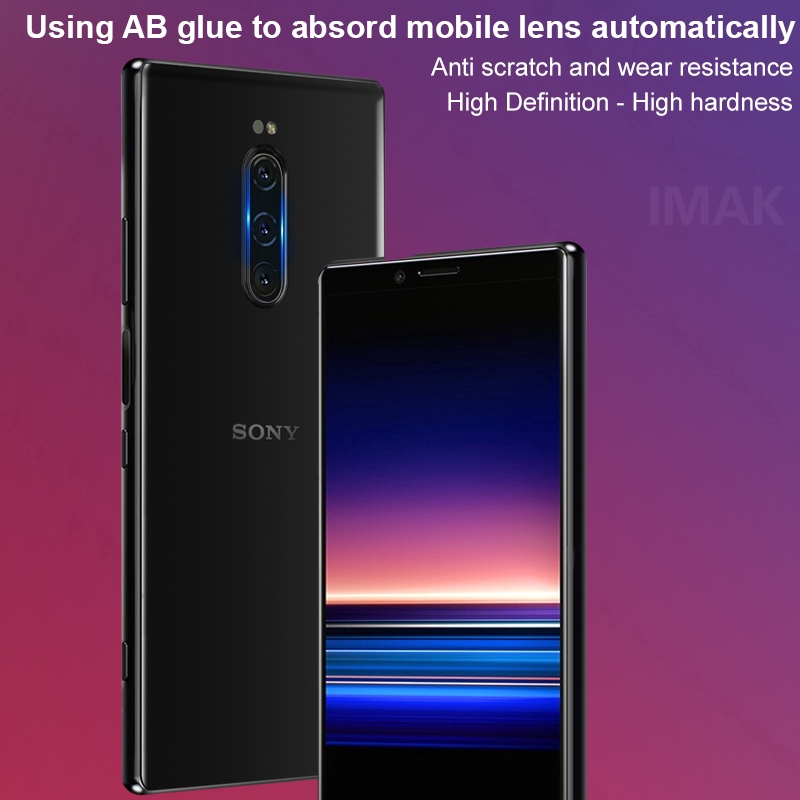 iMak SONY Xperia 1 Dual Sim Camera Lens Film HD Tempered Glass Screen Protector Protective Films