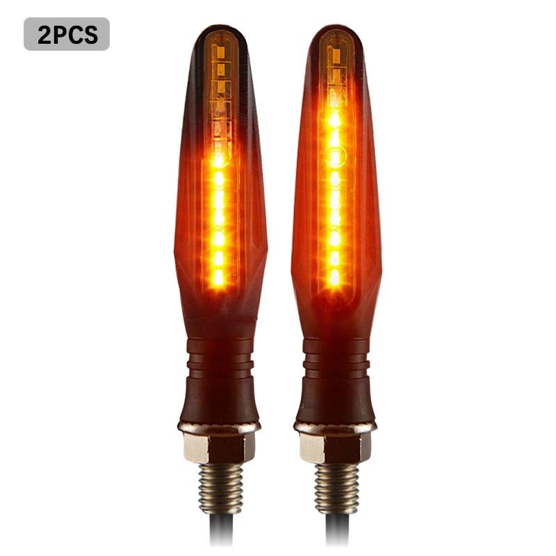 Bộ 2 Đèn Xi Nhan Chống Thấm Nước IP68 12V Màu Hổ Phách Chuyên Dụng Cho Xe Mô Tô