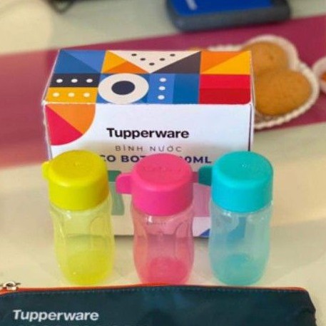 Bình nước Tupperware FreeshipEco 90ml Màu Ngẫu Nhiên