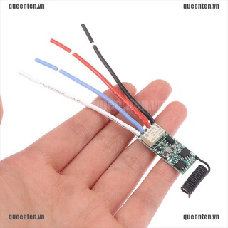 433Mhz RF Điều khiển rơle từ xa Xe tay ga Bộ thu 1CH không dây QUVN