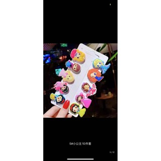 Sét 10  kẹp tóc cute cho bé mẫu mới