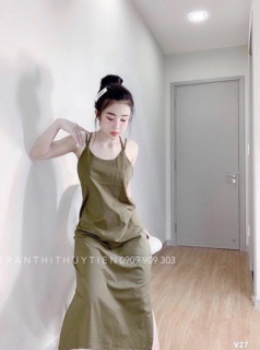 Váy maxi đan lưng