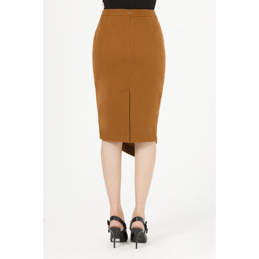 Chân váy dạ GBT010 LAMER L62F19T008 (Ghi/Nâu) | BigBuy360 - bigbuy360.vn