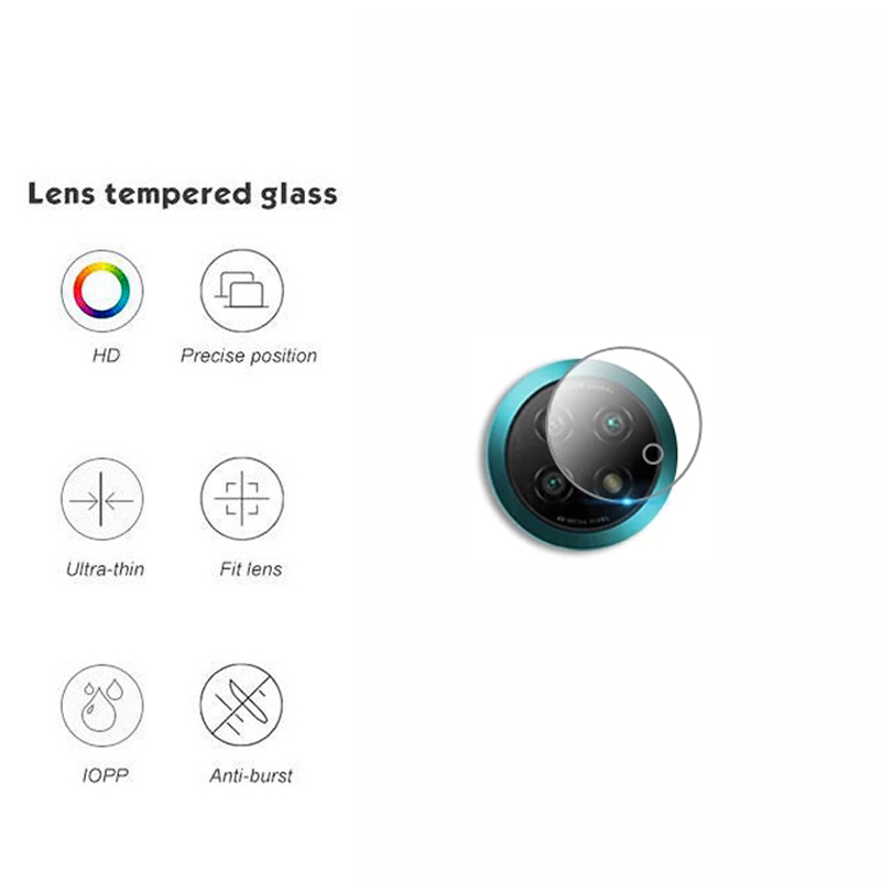 Redmi Note 9 Tempered Glass Xiaomi Redmi Note 9t 9s 9 Pro Mi 10t Pro Lite Poco M3 X3 Full Coverage Tempered Glass Screen Protector + Camera Lens Protector