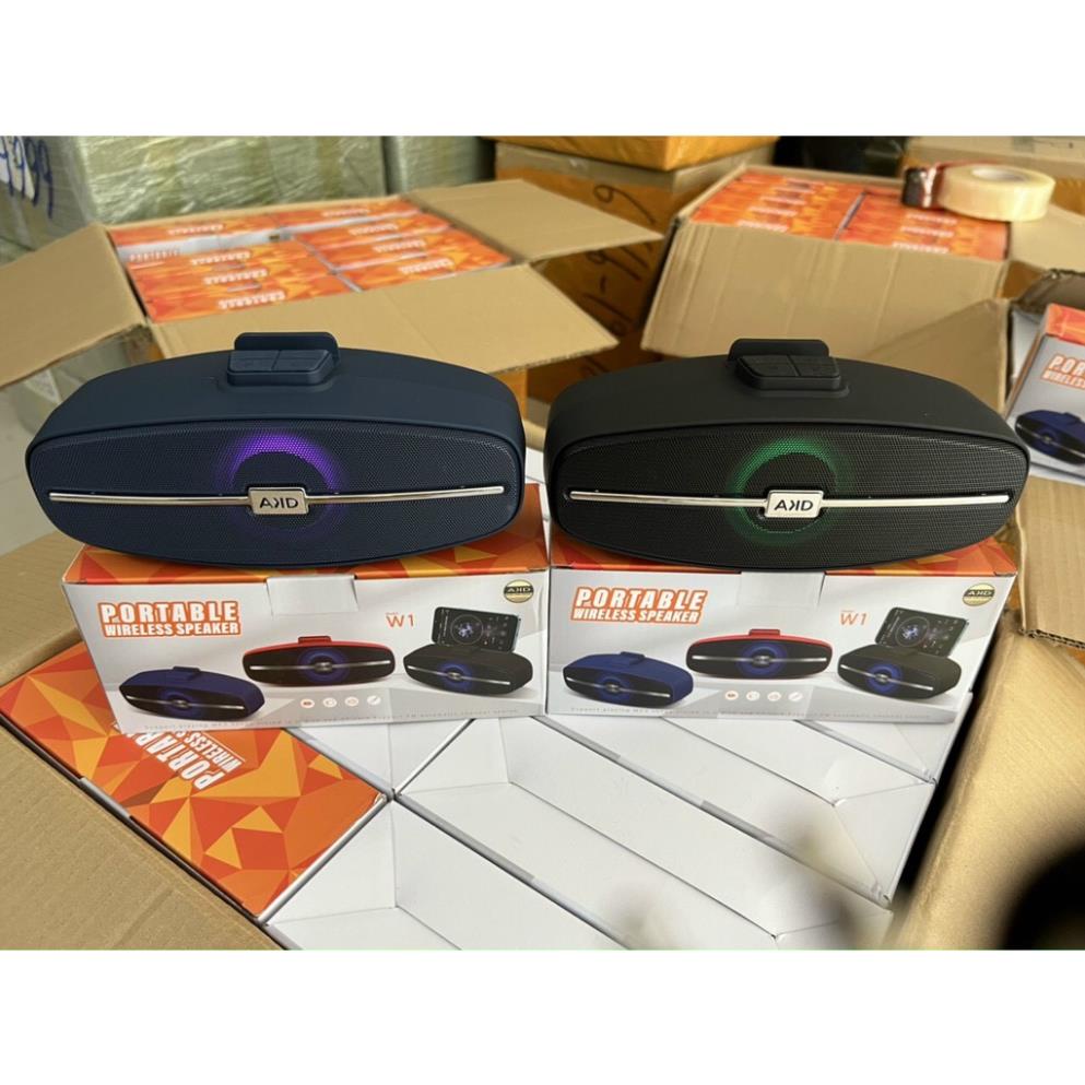 Loa bluetooth W1 W3 mới nhất 2 loa đèn leb công suất lớn không dây âm thanh siêu hay bass mạnh bh 1 đổi 1 hđ