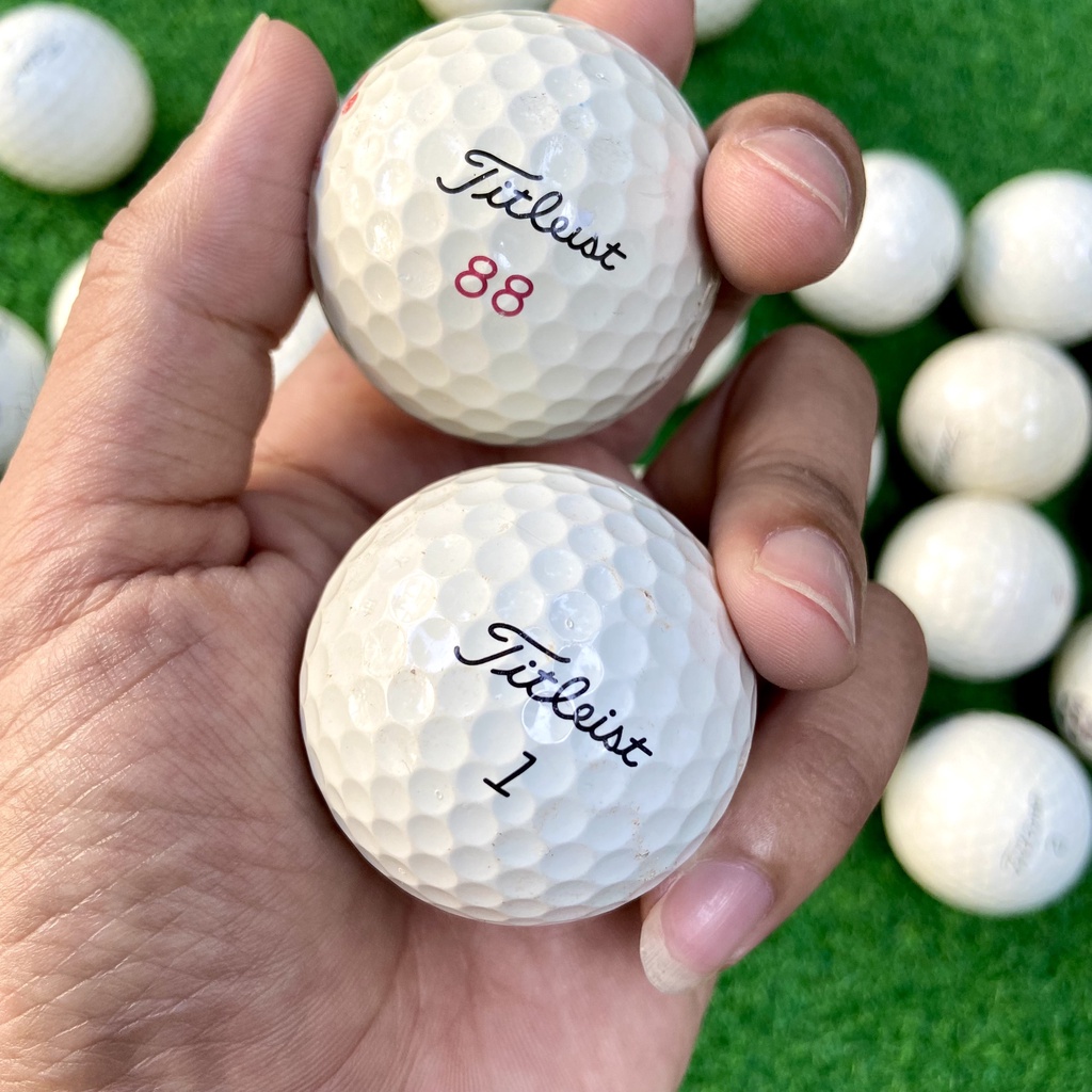 Combo 5 Bóng Golf Cũ Titleist Pro V1 - Bóng Golf Chuẩn Chất Lượng