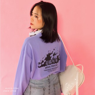 Áo thun nữ Long sleeve T-shirts tay dài Mina Premium - HL012