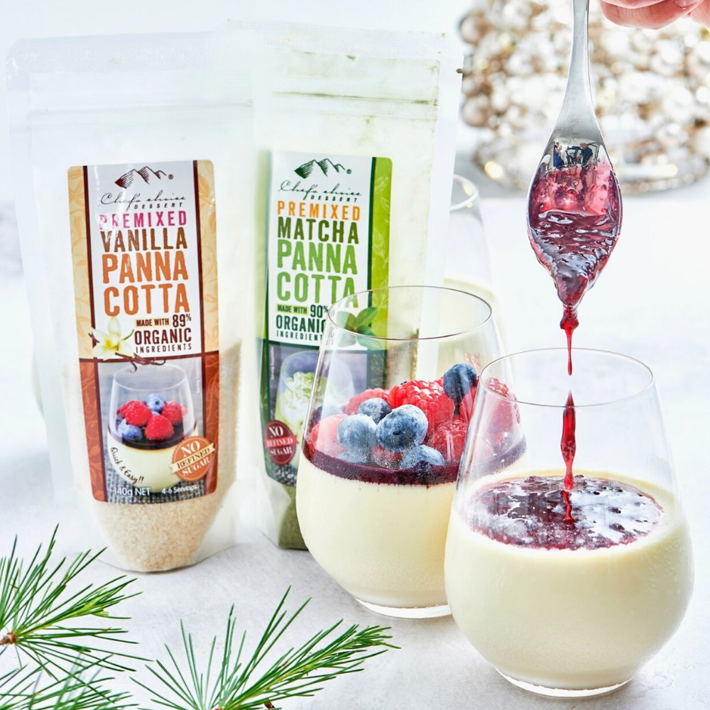 Bột hạt chia pudding Chef's Choice organic hạt chia matcha nhập khẩu Úc Heofut