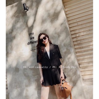 Set vest 2 màu sang chảnh