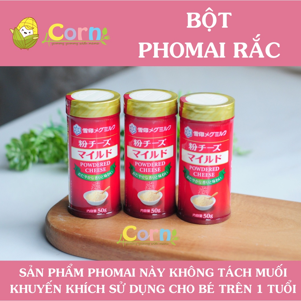 Bột phomai rắc Megmilk Snow Nhật Bản - Cho bé 12m+