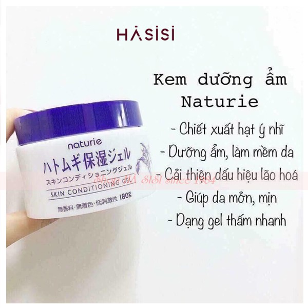 Gel Dưỡng Ẩm Hạt Ý Dĩ NATURIE SKIN CONDITIONING GEL 180gr