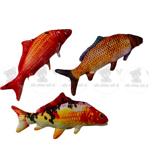 GẤU BÔNG CÁ CHÉP NHÍ 25CM KHÔNG CỬ ĐỘNG