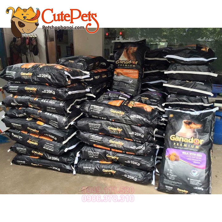 Thức ăn cho chó Ganador 3Kg Hạt cho chó giá rẻ - CutePets