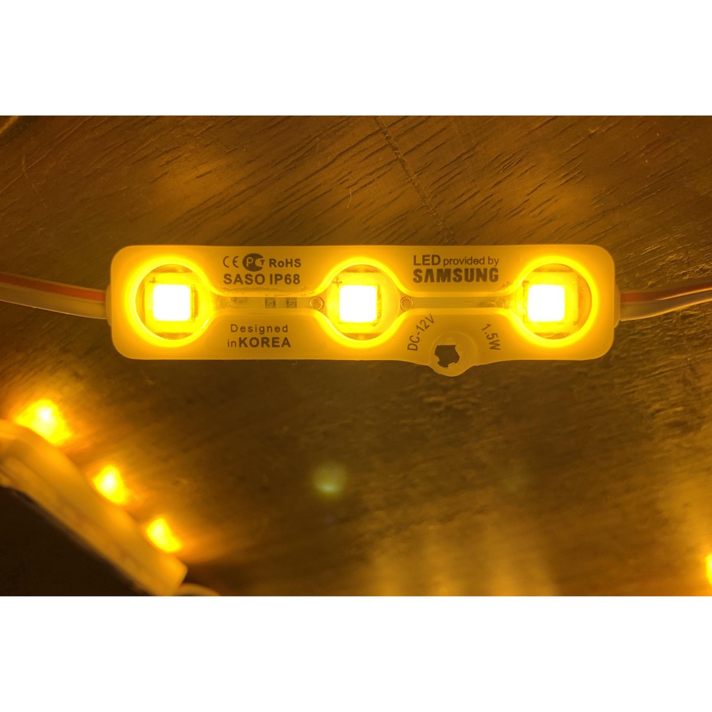 Led samsung 5054 màu vàng ( 2 thanh = 6 bóng )