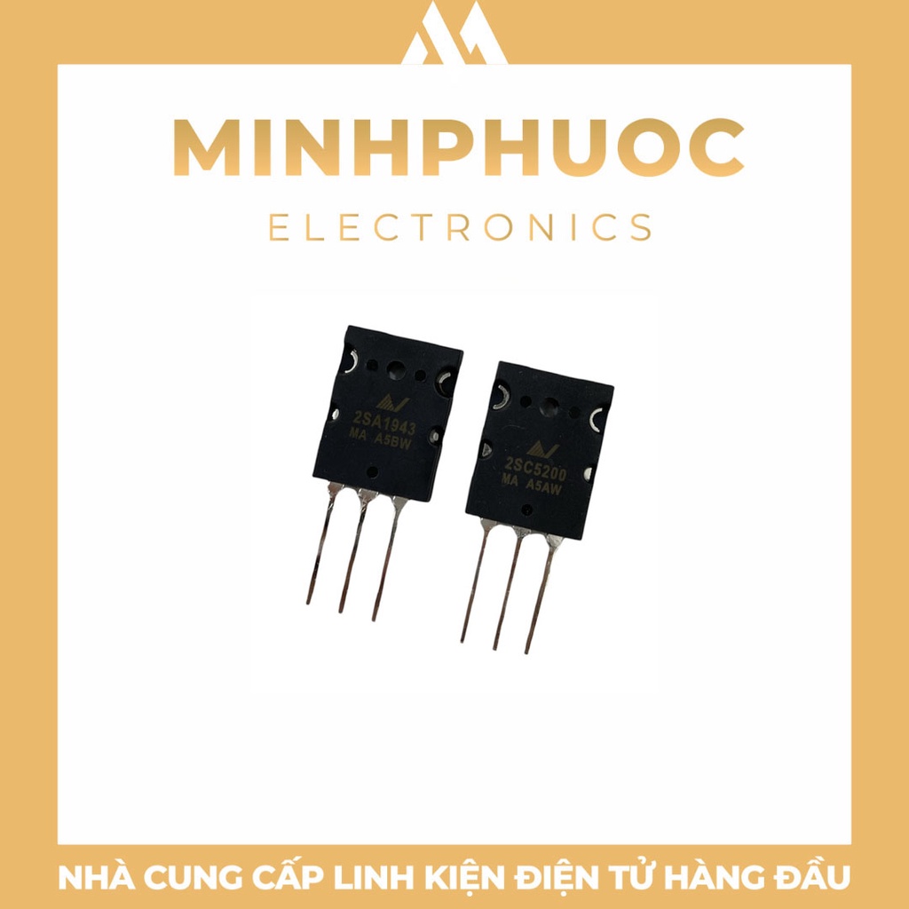 Cặp sò công suất Toshiba 2SA1943 2SC5200 - Linh Kiện điện tử chính hãng mới 100%