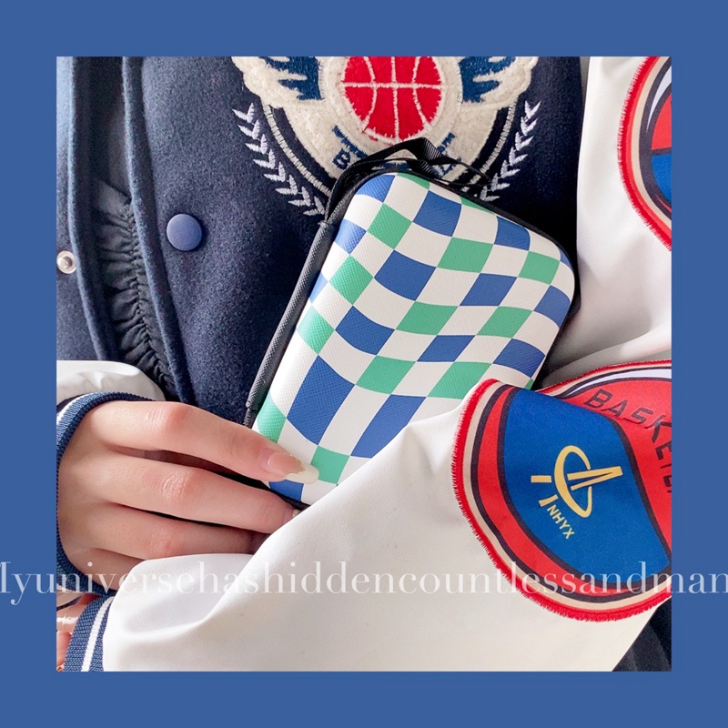 Túi Đựng Dây Cáp Sạc/Tai Nghe Dài Hình Tròn Kiểu Dáng Đơn Giản Dễ Thương Cho Nữ