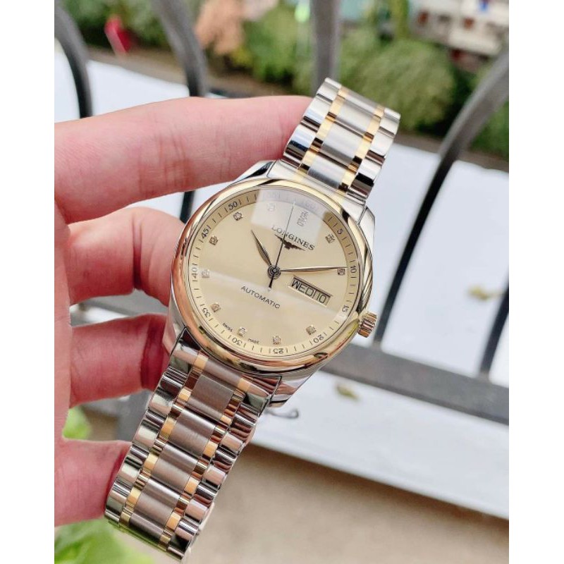 [vàng 18k và kim cương] đồng hồ nam longines L27555377