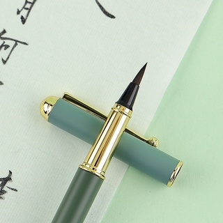 Hình ảnh Bút lông máy, bút máy viết tiếng Trung loại đẹp + tặng kèm 5 ống mực
