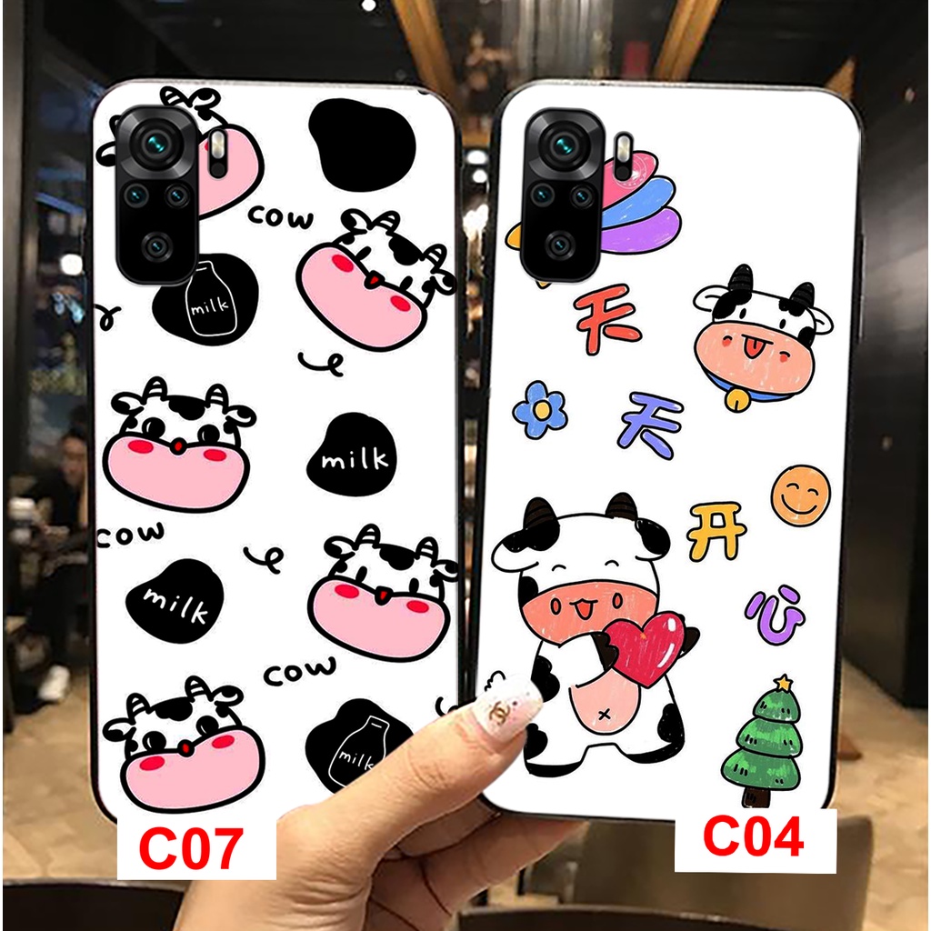 ỐP LƯNG XIAOMI REDMI 10/REDMI NOTE 10/NOTE 10S/NOTE 10 PRO/MI 10T PRO HÌNH BÒ SỮA CỰC HOT 2021