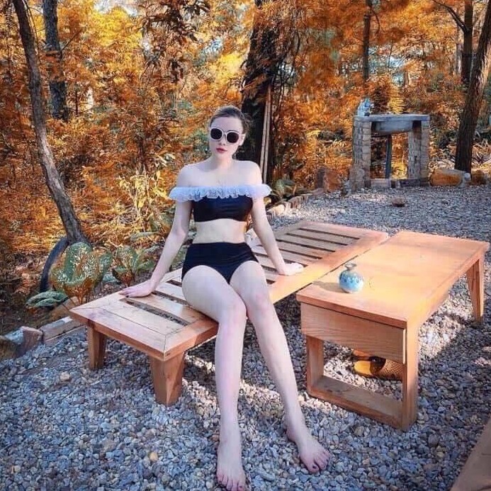 BIKINI Bèo Nhún Trễ Vai - BIKINISTORE - Màu Đen | BigBuy360 - bigbuy360.vn