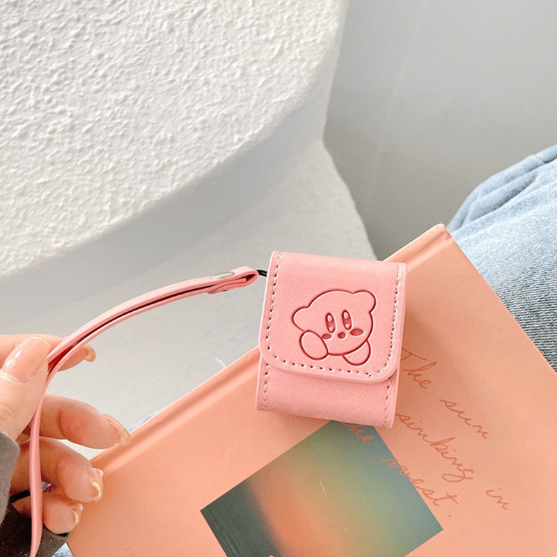 Vỏ Bảo Vệ Hộp Sạc Tai Nghe AirPods 3rd 2021 Bằng Da TPU Màu Hồng Snorlax