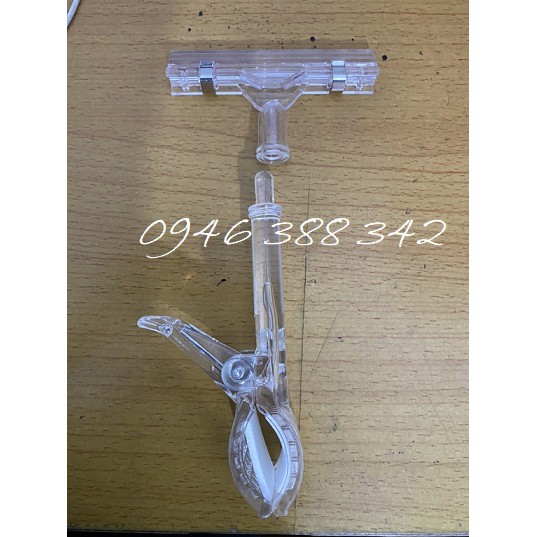 Kẹp nhựa trong suốt, kẹp sale giảm giá, wobbler quảng cáo, wobbler sale  W- 002