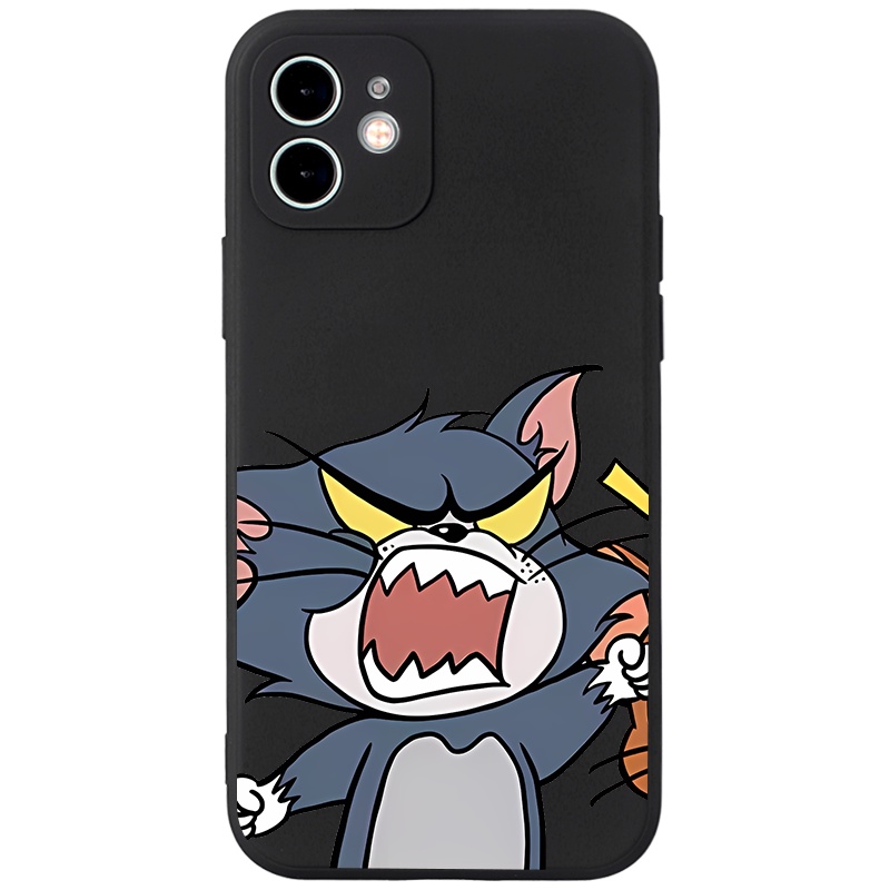 Ốp lưng JEERO mềm cặp đôi dễ thương đẹp độc lạ Tom Jerry cho iphone 14 13 12 11 Pro Max SE 2020 X XR XS 8 7 6S 6 Plus HFF1479