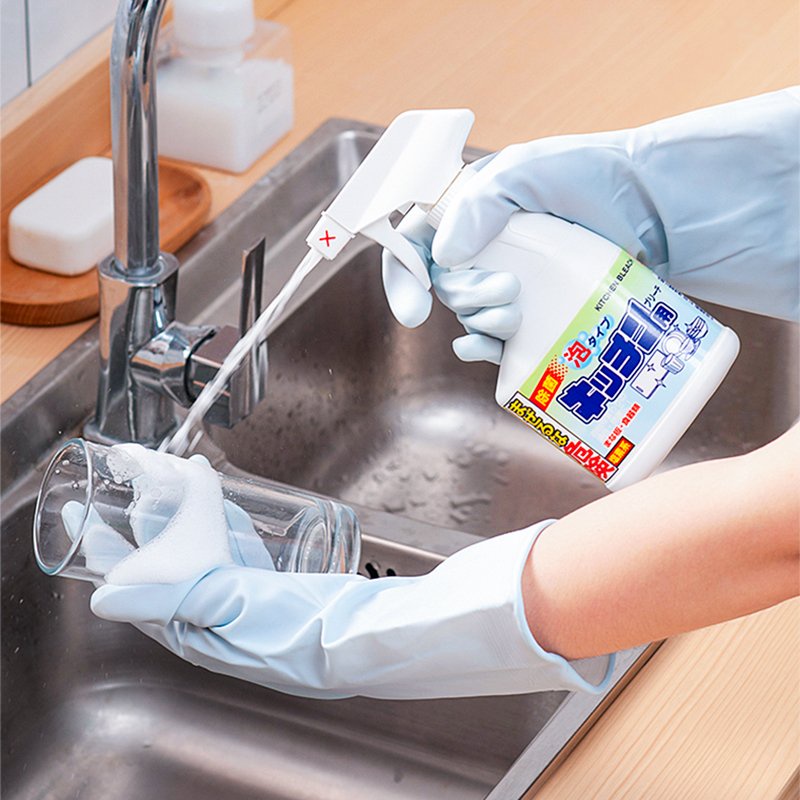 Chai xịt vệ sinh đồ dùng nhà bếp dạng bọt Rocket Nhật Bản 300ml, bình xịt tẩy rửa đa năng, xịt tẩy vệ sinh nhà tắm