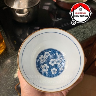 Bát Ăn Cơm Sứ Hoa Đào, Men Nét, Hàng Đẹp