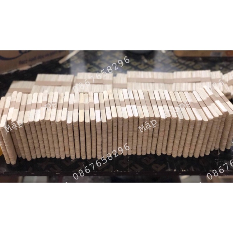 Que kem gỗ, que làm đồ handmade🤩[50 que/vỉ]