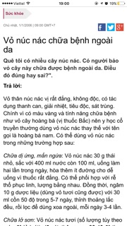 Vỏ Núc Nác Tắm Cho Bé