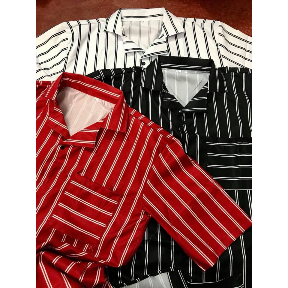 Áo Sơ Mi Kẻ Sọc-[shopleona]