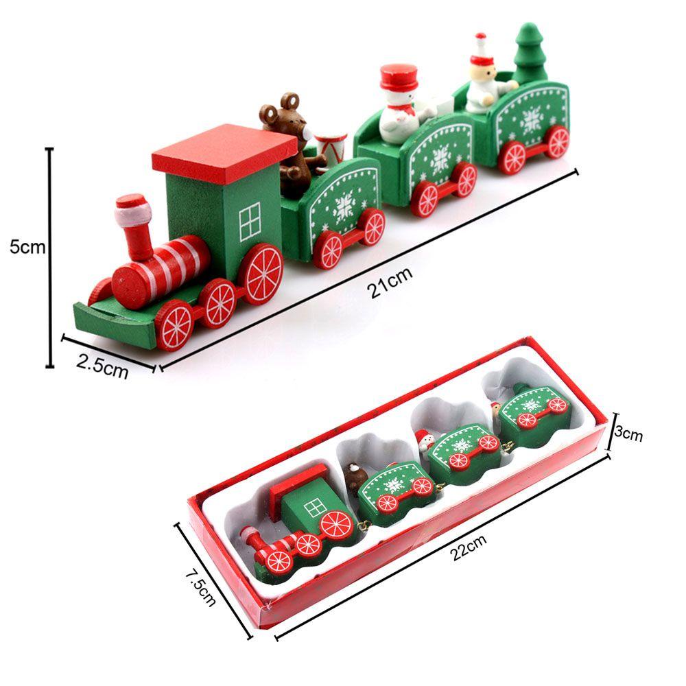 LAKAMIER Đồ Chơi Tàu Lửa Giáng Sinh Thân Thiện Với Môi Trường