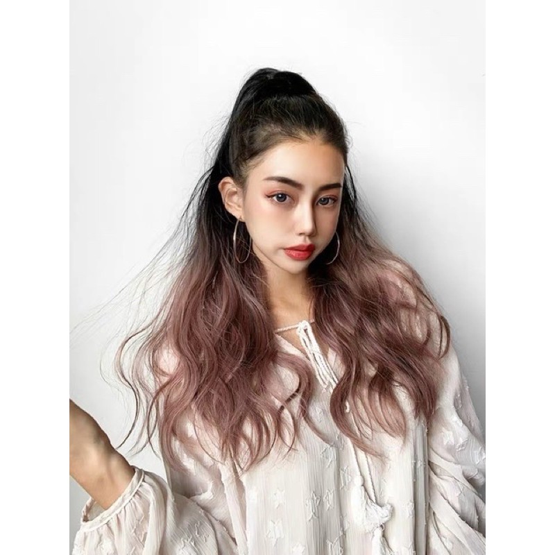 tóc giả ngoặm xù omber FREESHI❤️ n42