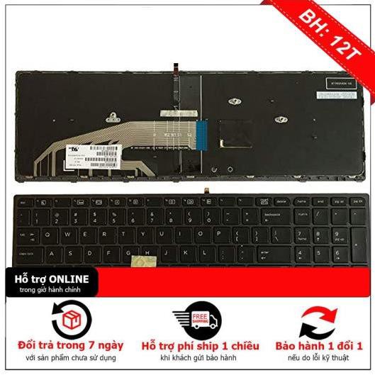 BH12TH Bàn phím laptop HP Zbook 15 G3, 15 G4, Zbook 17 G3, 17 G4 – ZBOOK 15 G3