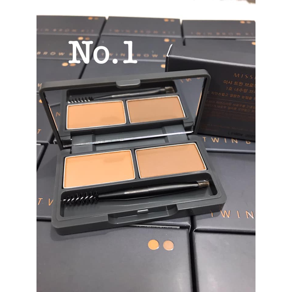 Bột Tán Chân Mày Hai Màu Missha Twin Brow Kit | BigBuy360 - bigbuy360.vn