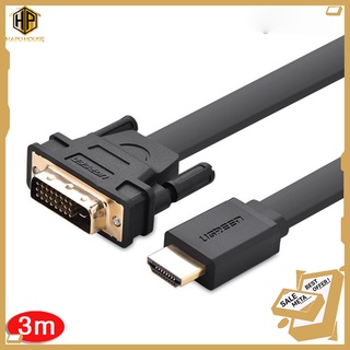 Cáp hdmi sang dvi ugreen 30107 dài 3m cao cấp - hapuhouse